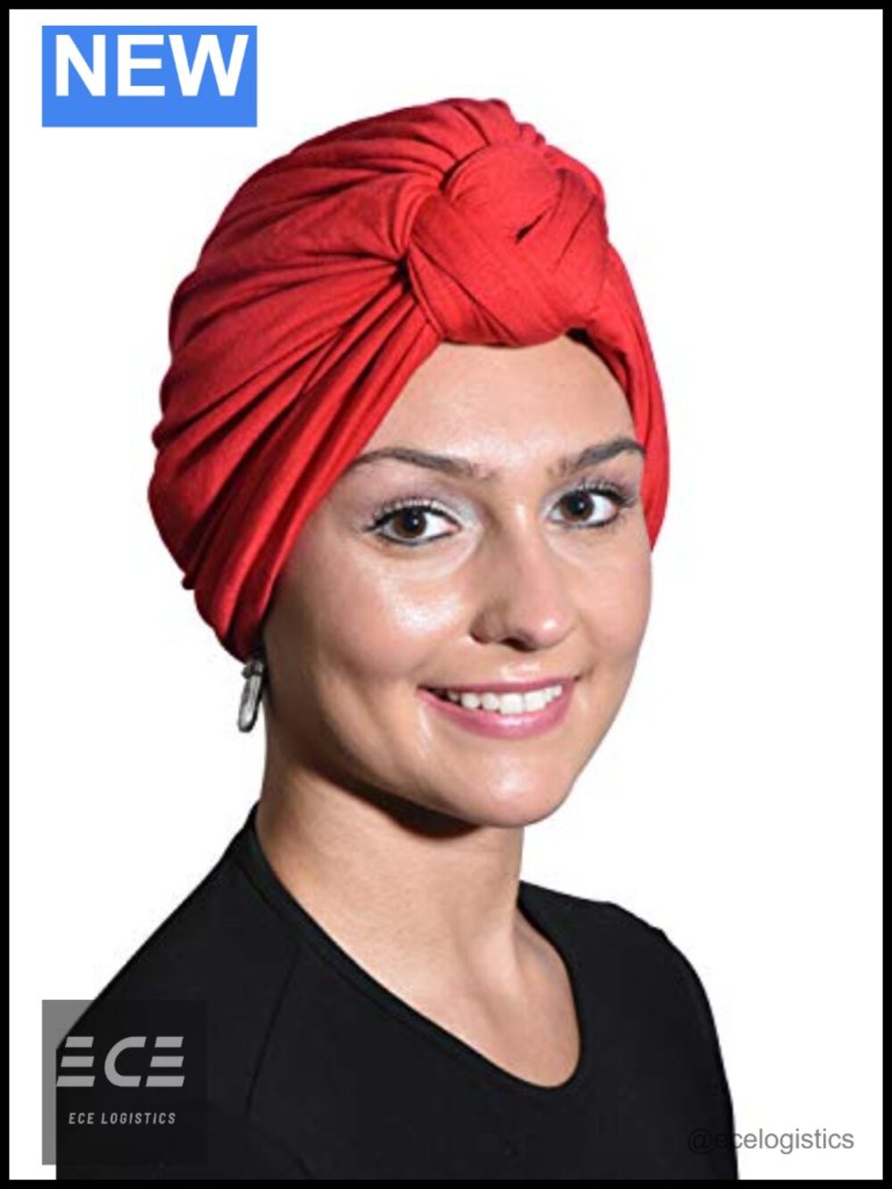 Solid Twist Knot Front Turban Headscarf Viscose Modesty Hair Loss